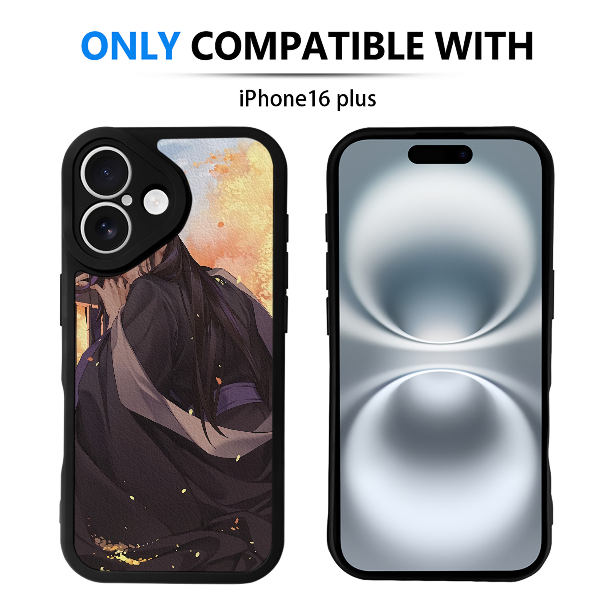 （画像用） 刀剣乱舞 Touken Ranbu 【iPhone 16シリーズ対応】シリコンスマホケース（レザー調） 材質：シリコン